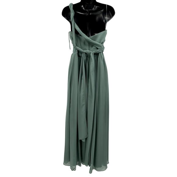 Birdy Grey Grace Convertible Dress in Sea Glass Chiffon - Picture 5 of 13